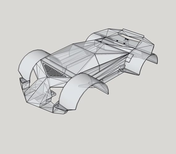 Full Body for Katana RC 1:10 3D Print 22445