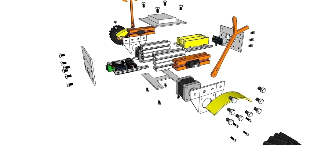 ProfileBlock™ - Balancing Robot - DIY Robot Platform 3D Print 224450