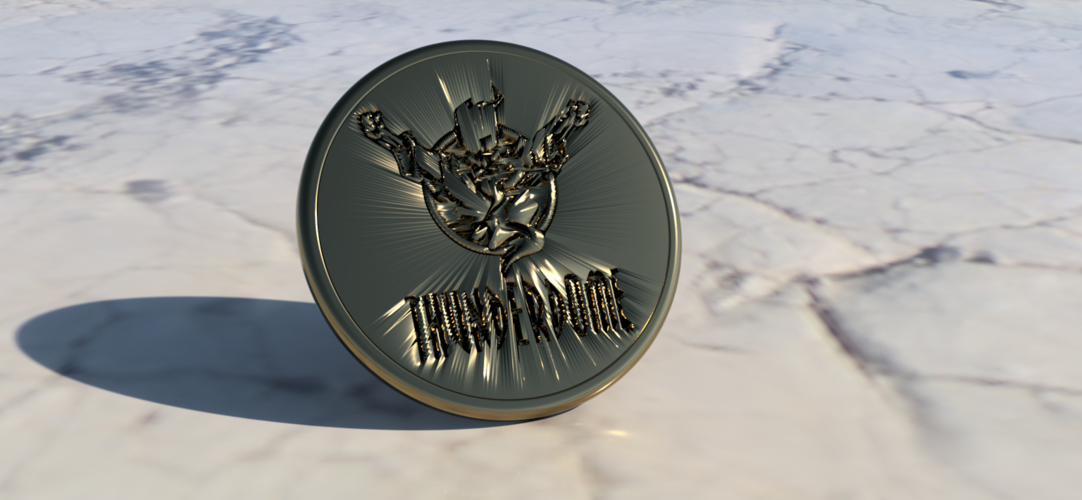 Thunderdome drink-coaster