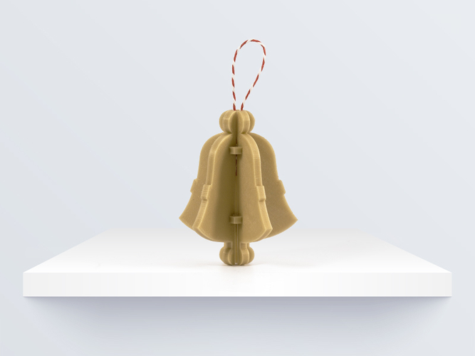 CHRISTMAS ORNAMENT: BELL BY BQ