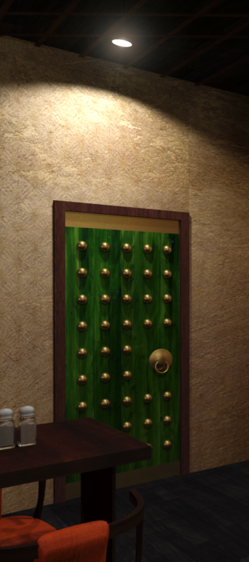 Asian Style Door