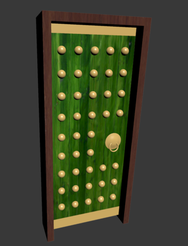 Asian Style Door 3D Print 224564