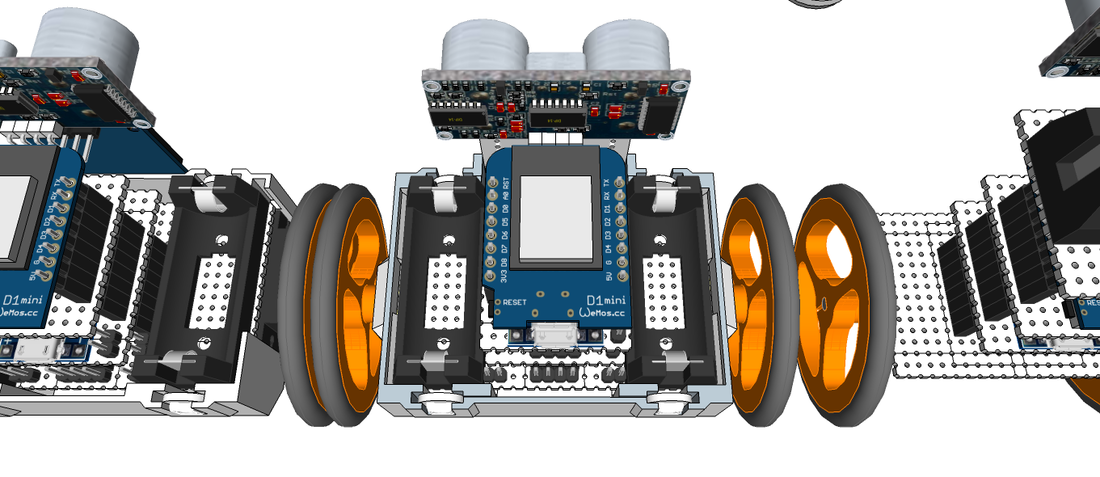 miniMe™ - DIY mini Robot Platform - Design Concepts 3D Print 224583
