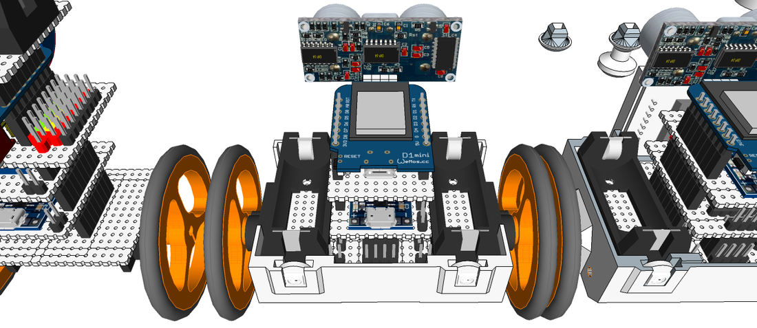 miniMe™ - DIY mini Robot Platform - Design Concepts 3D Print 224588