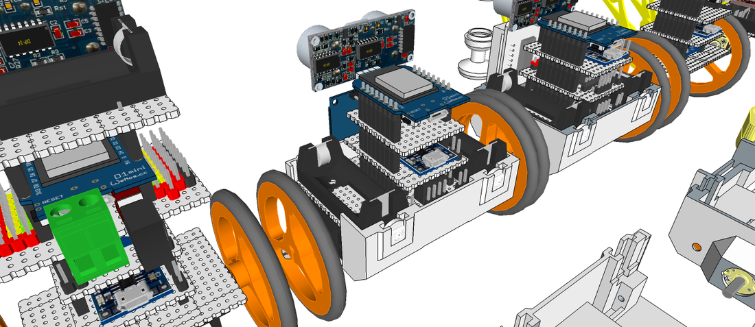 miniMe™ - DIY mini Robot Platform - Design Concepts 3D Print 224589