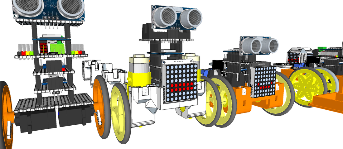 miniMe™ - DIY mini Robot Platform - Design Concepts 3D Print 224594