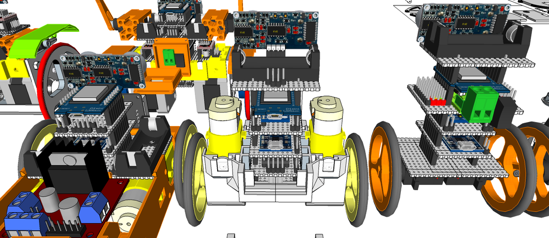 miniMe™ - DIY mini Robot Platform - Design Concepts 3D Print 224597