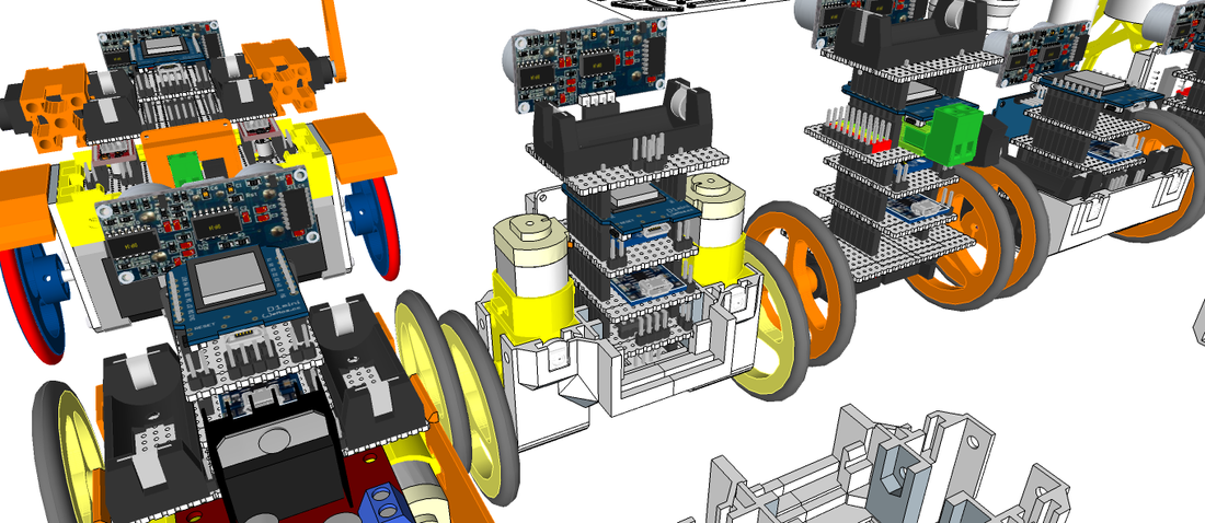 miniMe™ - DIY mini Robot Platform - Design Concepts 3D Print 224598
