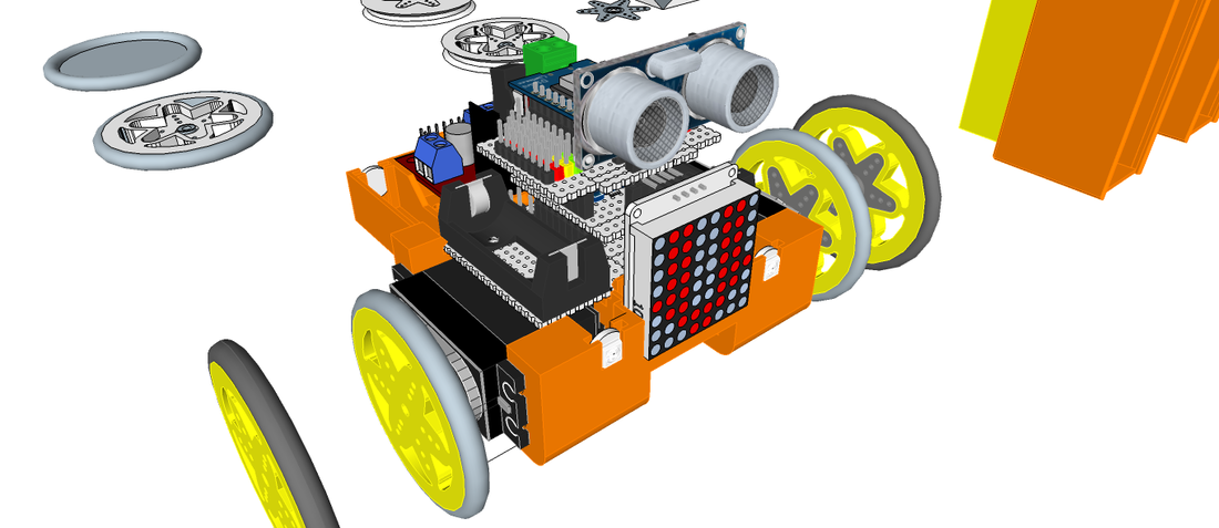 miniMe™ - DIY mini Robot Platform - Design Concepts 3D Print 224603