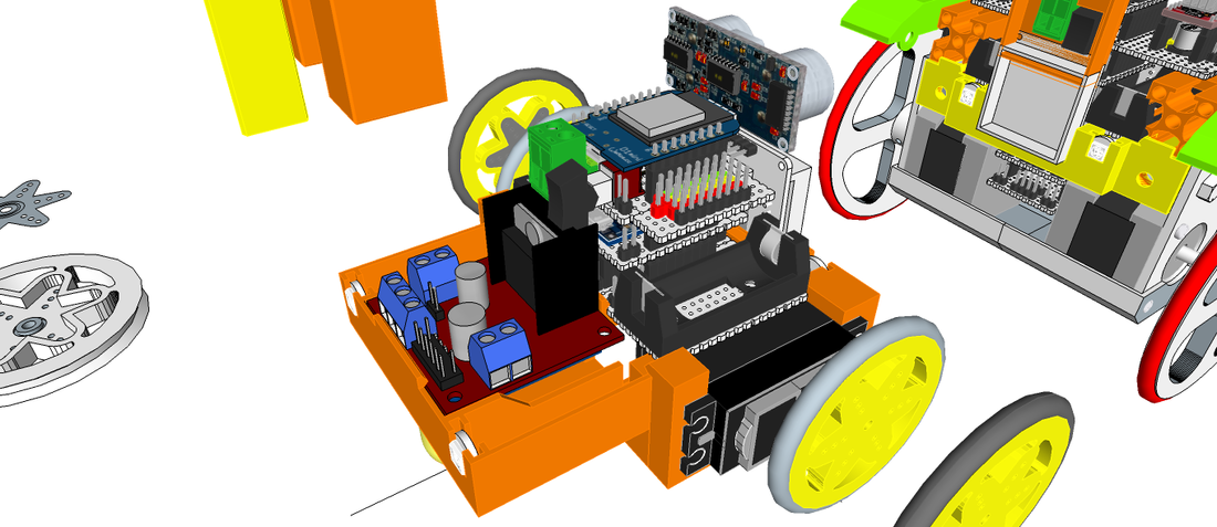 miniMe™ - DIY mini Robot Platform - Design Concepts 3D Print 224604
