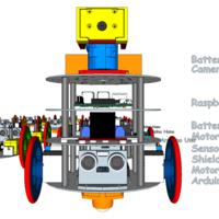 Small diskBot™ - DIY Robot Platform - Design Concepts 3D Printing 224613
