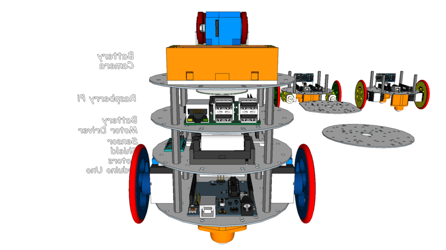 diskBot™ - DIY Robot Platform - Design Concepts 3D Print 224616