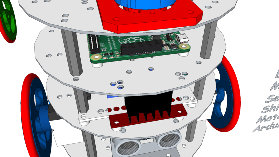 diskBot™ - DIY Robot Platform - Design Concepts 3D Print 224622
