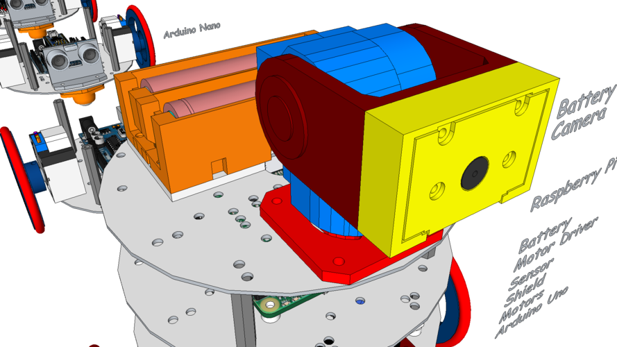 diskBot™ - DIY Robot Platform - Design Concepts 3D Print 224623