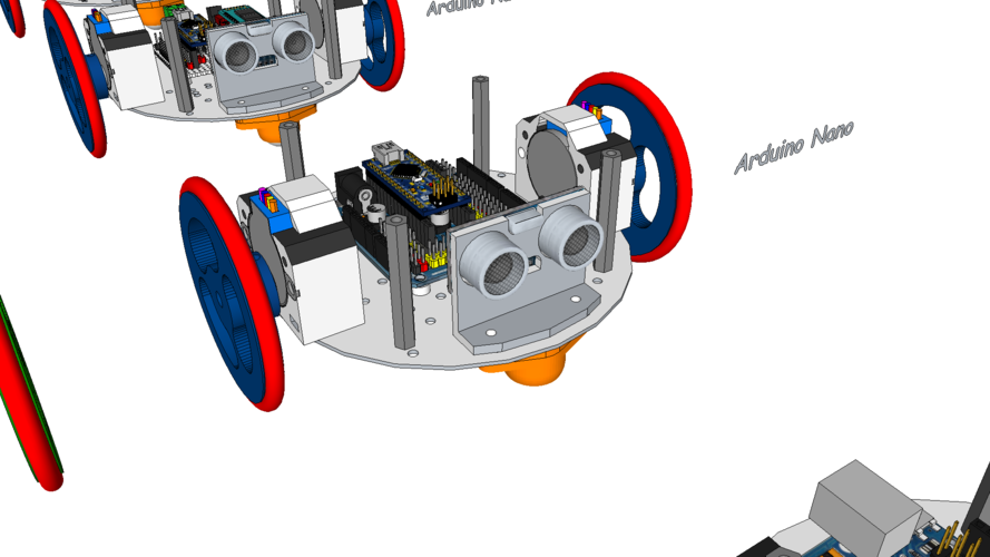 diskBot™ - DIY Robot Platform - Design Concepts 3D Print 224625