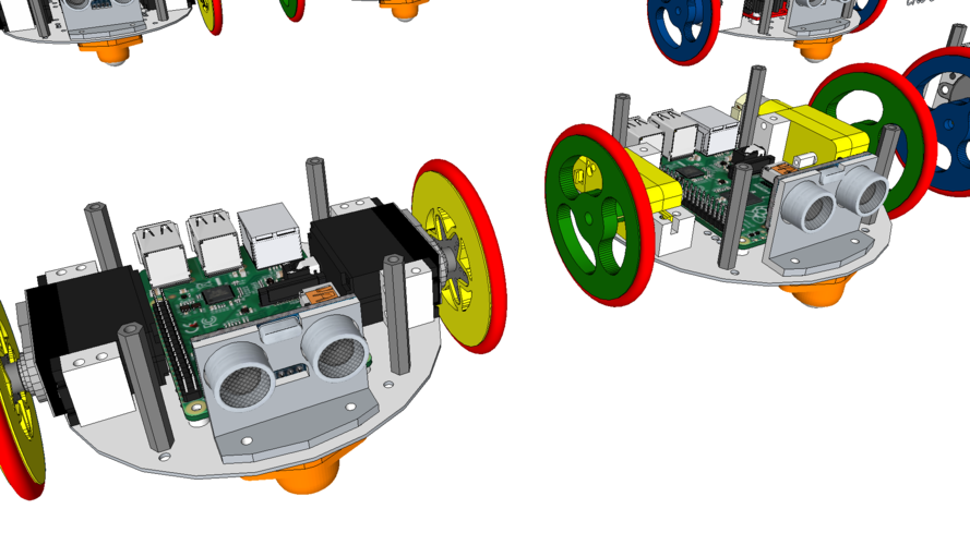 diskBot™ - DIY Robot Platform - Design Concepts 3D Print 224629