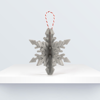 CHRISTMAS ORNAMENT: SNOWFLAKE - Thumbnail 1
