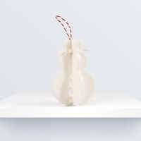 Small CHRISTMAS ORNAMENT: SNOWMAN 3D Printing 224649