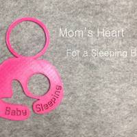 Door hanger 4 - For a sleeping baby - Thumbnail 2