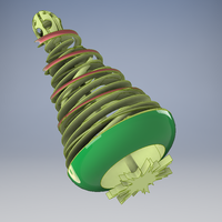 Small Coil Christmas Tree 3D Printing 224660