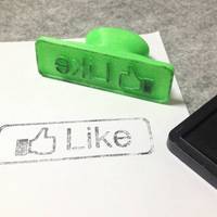 Small "Like" stamp 3D Printing 22470