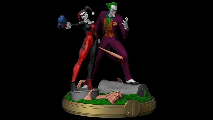 Joker & Harley quinn + free extras
