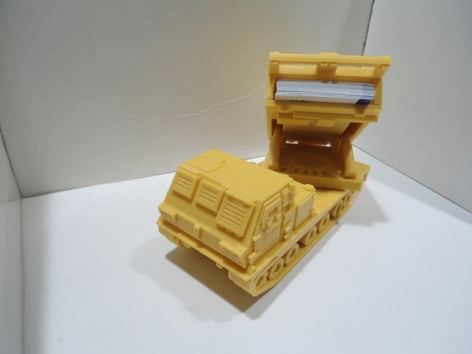 Missiles Launcher Business Card Holder  3D Print 224809