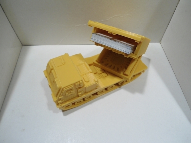 Missiles Launcher Business Card Holder  3D Print 224810