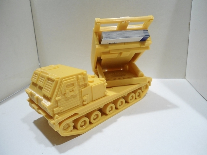 Missiles Launcher Business Card Holder  3D Print 224817
