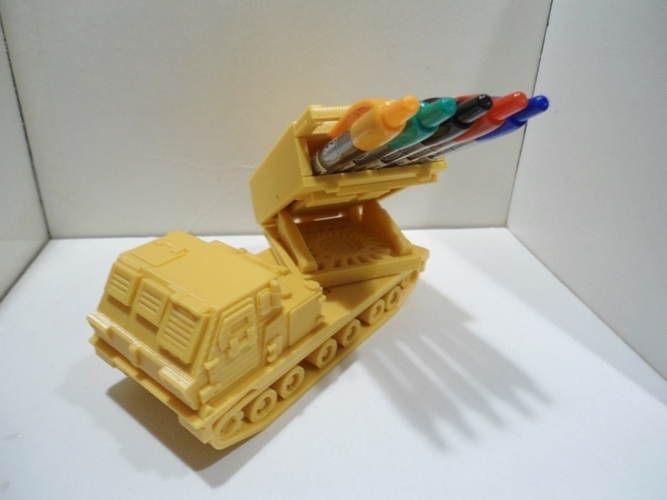 Missiles Launcher Pen & Pencil holder 3D Print 224821