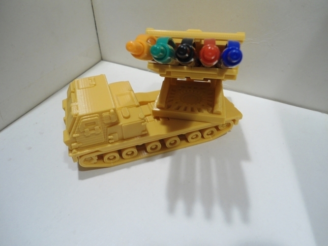 Missiles Launcher Pen & Pencil holder 3D Print 224822