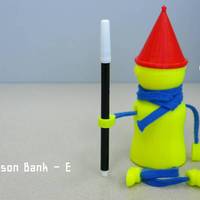 Small Person Bank - E 3D Printing 22490