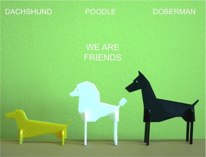 Simple Animals 3 - Dog series 3D Print 22496