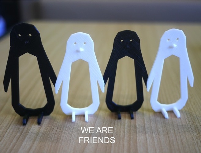 Simple animal_Penguin 3D Print 22499