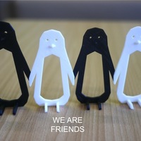 Small Simple animal_Penguin 3D Printing 22499