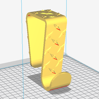 Diamond Plated Coat Hanger - Thumbnail 1