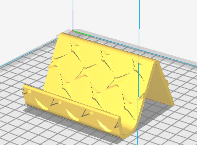 Diamond Plate Business Card Holder