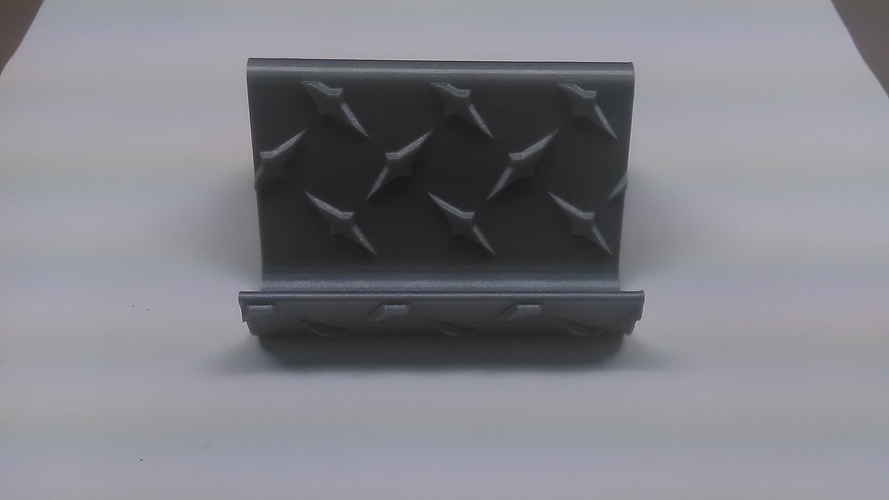 Diamond Plate Business Card Holder 3D Print 225162