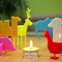 Small Simple Animals 1 3D Printing 22517
