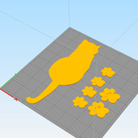 Walking cat wall decoration - Thumbnail 2