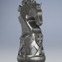Small  Chess knight 3D Printing 225230