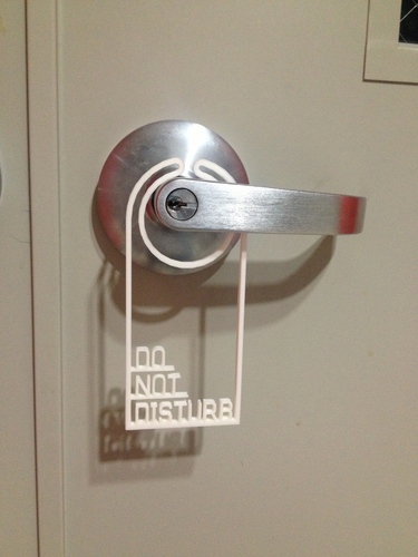 Door hanger 2 - Do Not Disturb 2