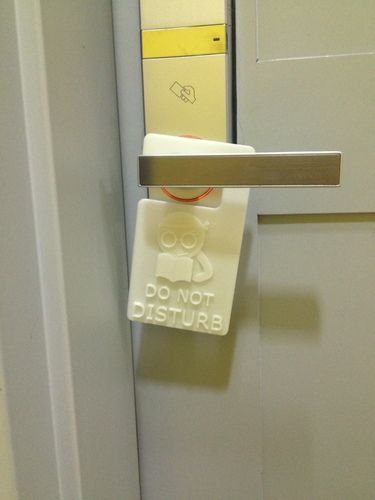 Door hanger 1 - Do Not Disturb 3D Print 22528