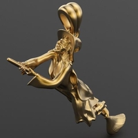 Witch pendant - Thumbnail 2