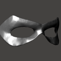 Small TITANS Robin Mask 3D Printing 225310