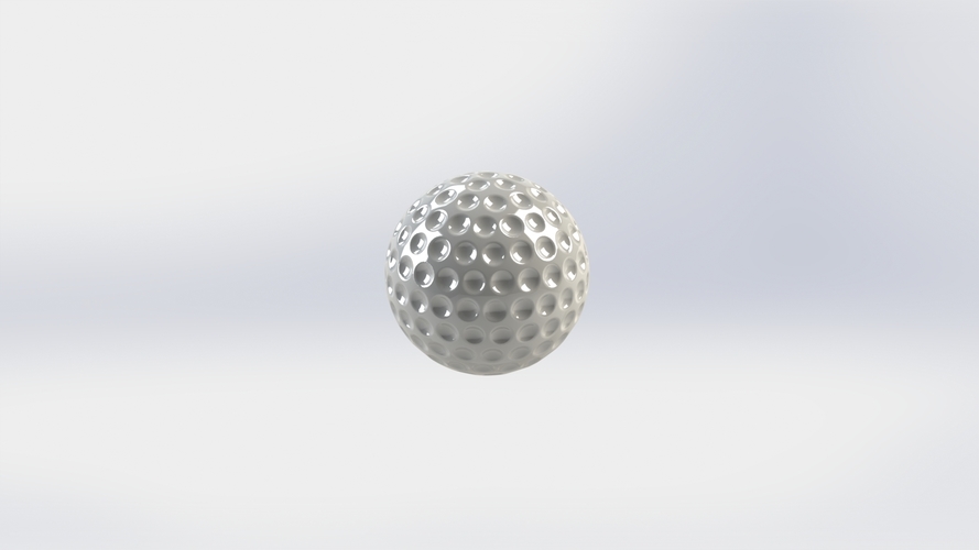 Practice 3D. P3. Golf Ball
