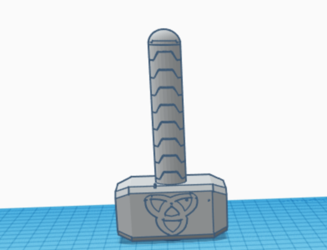 Thor's Hammer 3D Print 225513