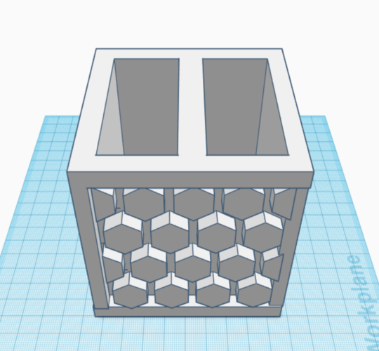 Modern Pencil holder 3D Print 225515