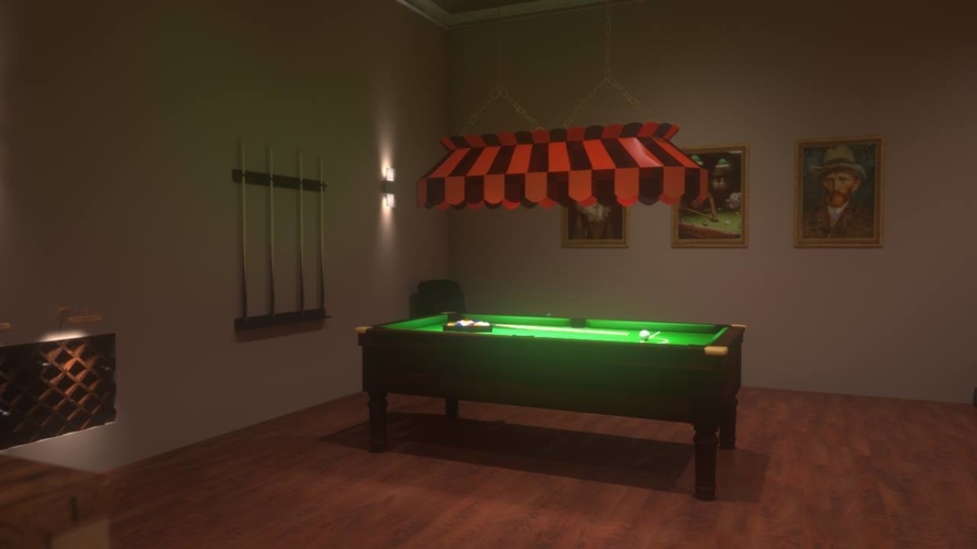 Pool Room Light Shade 3D Print 225561