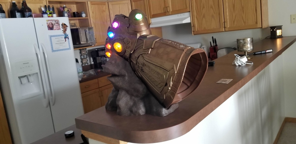 Marvel Legends Series Infinity Gauntlet  Display Stand 3D Print 225569